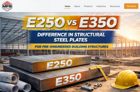 Difference Between E250 and E350 Steel Plates for Pre-Engineered Building Structures