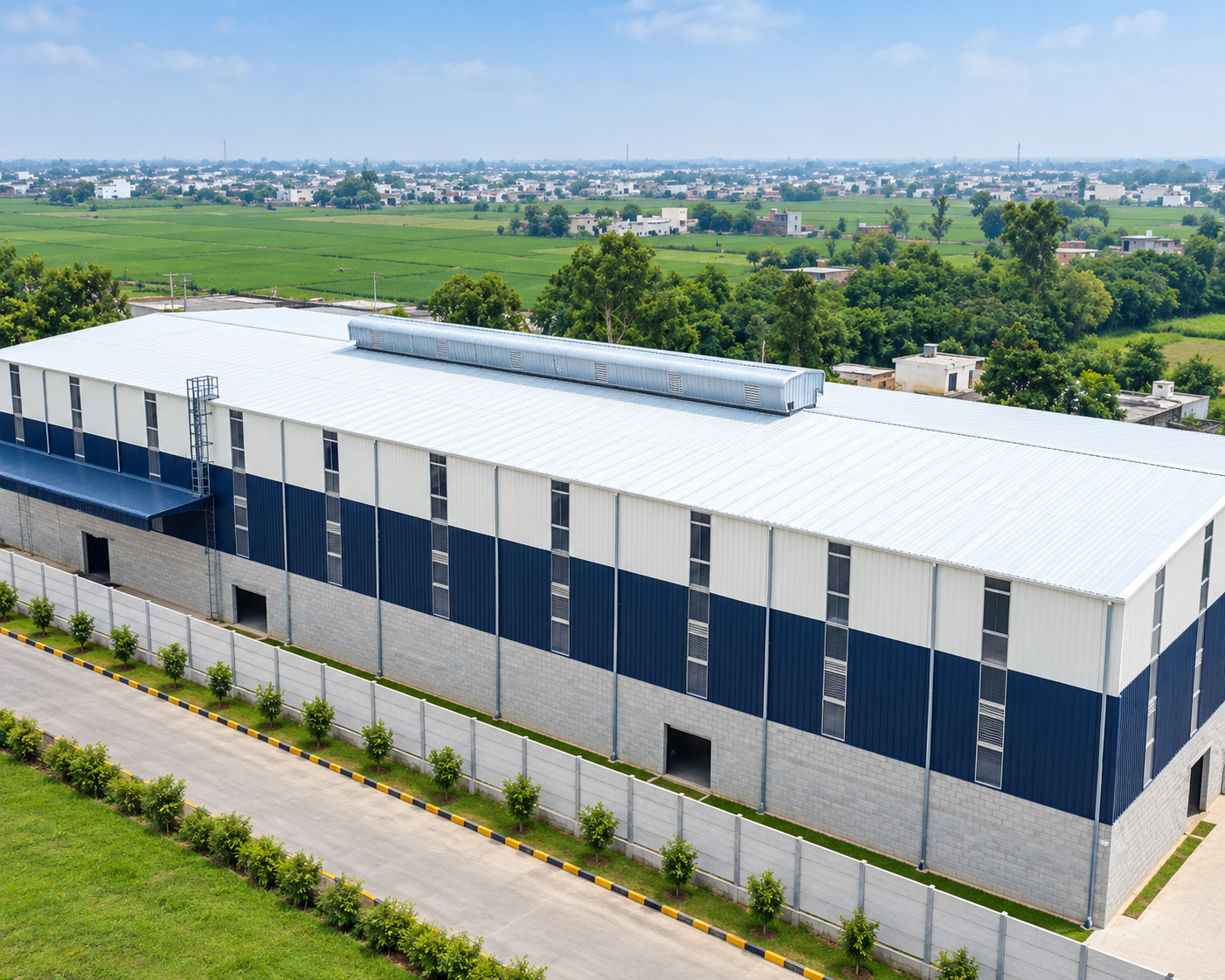 Factory building completed for Issu Printers at Sangrur India
