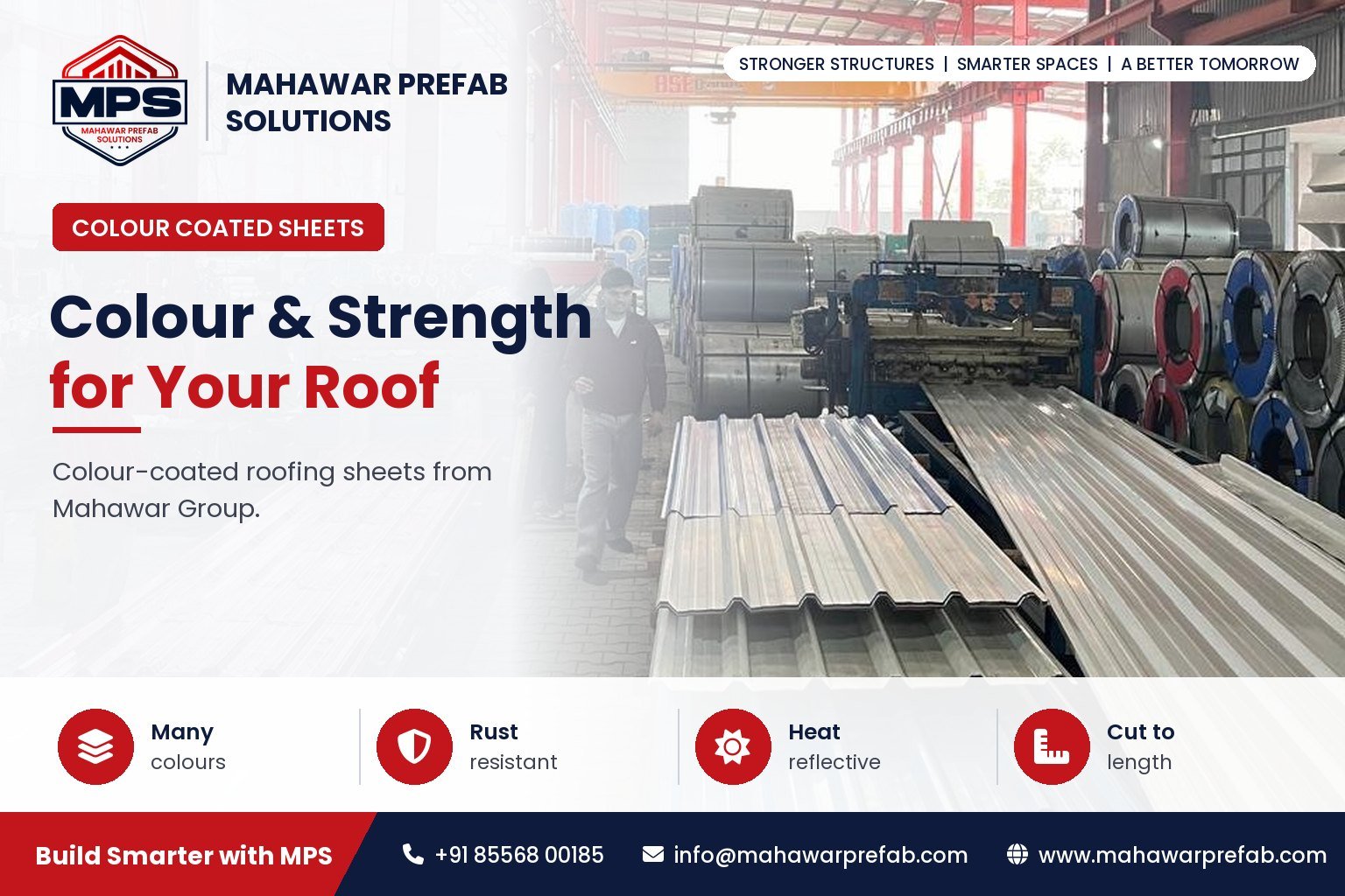 Add a Touch of Color and Strength to Your Roofs – Asian Color Coated Roofing Sheets by Mahawar Group