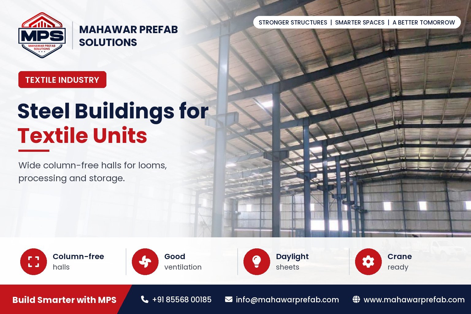 Benefits of Modern Steel Construction in Textile Processing Units