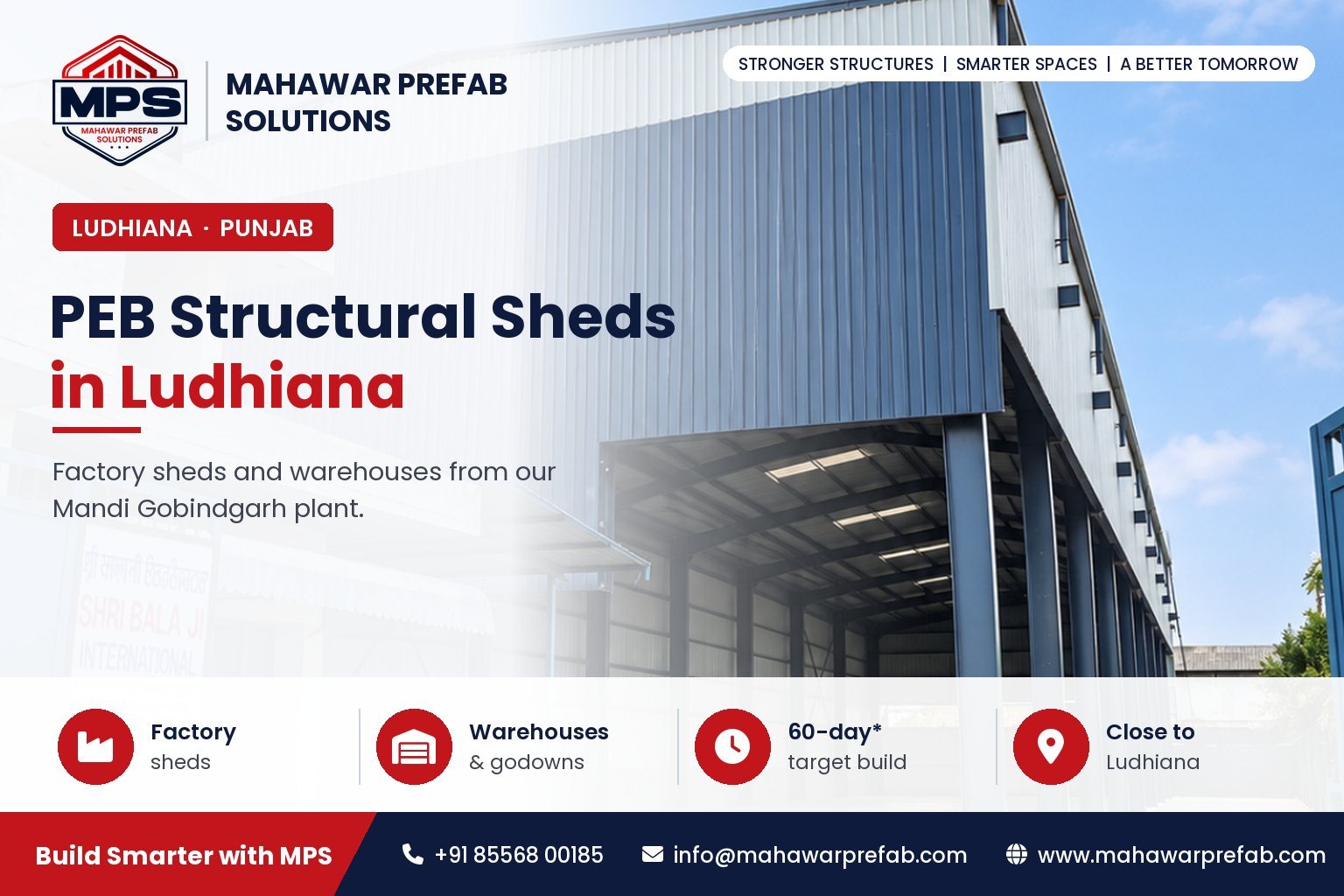 Best PEB Structural Shed in Ludhiana for Industrial & Commercial Projects