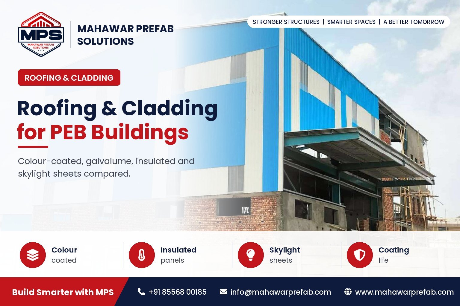Best Roofing and Cladding Options for PEB Buildings in India