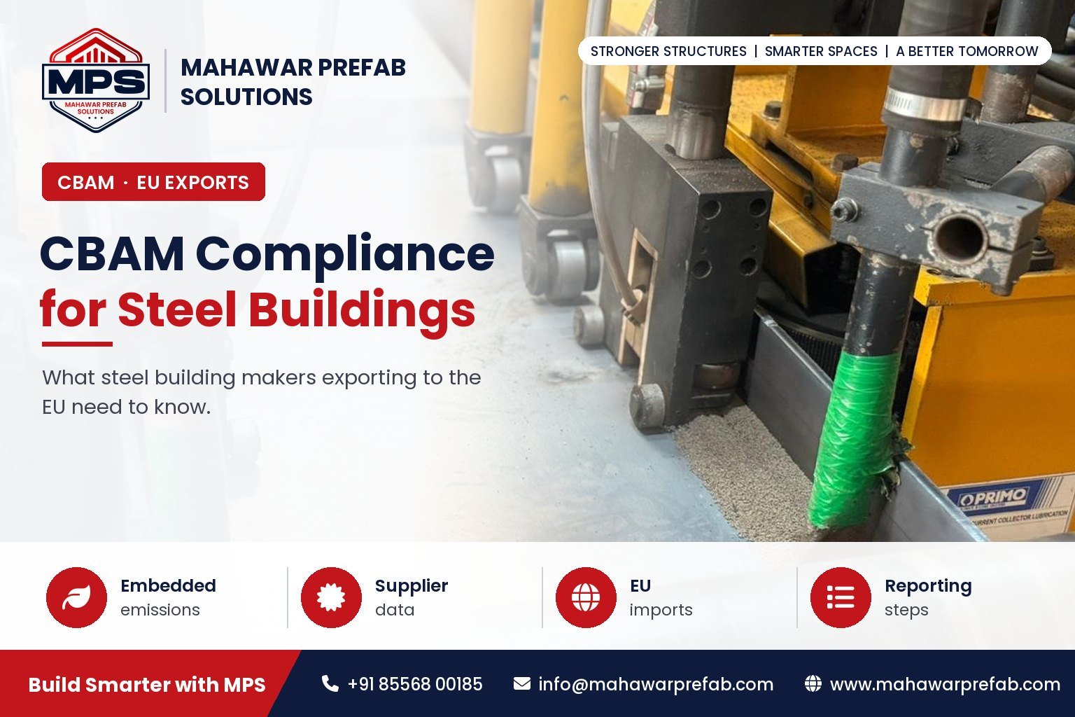 CBAM Compliance for Pre Engineered Steel Buildings: What Manufacturers Need to Know