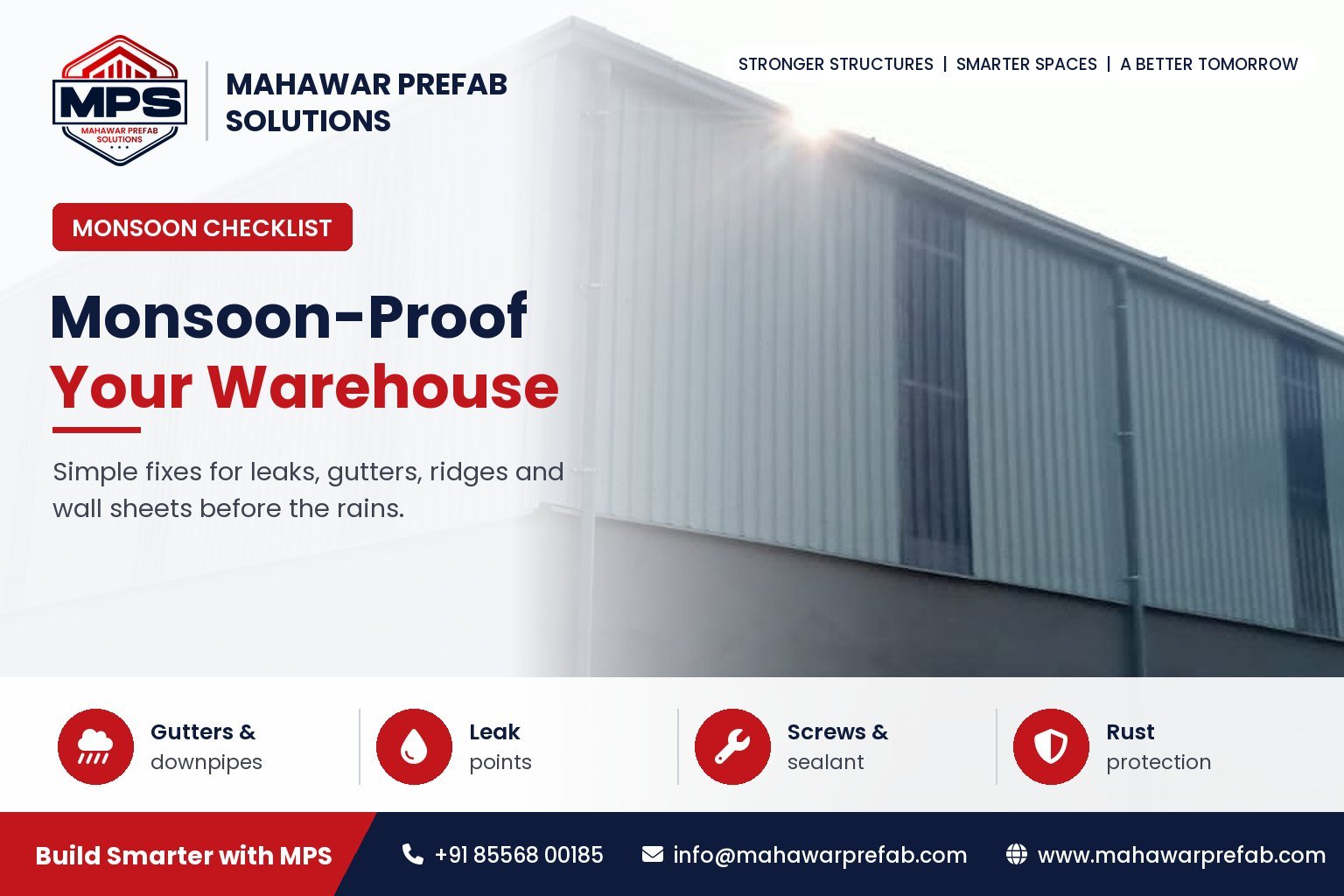 Monsoon-Proof Your Warehouse or Factory with These Simple Fixes