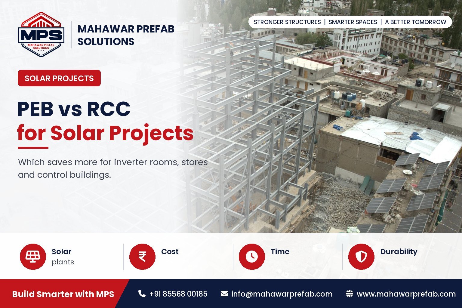 PEB vs RCC Construction: Which One Saves More Money for Your Solar Project?