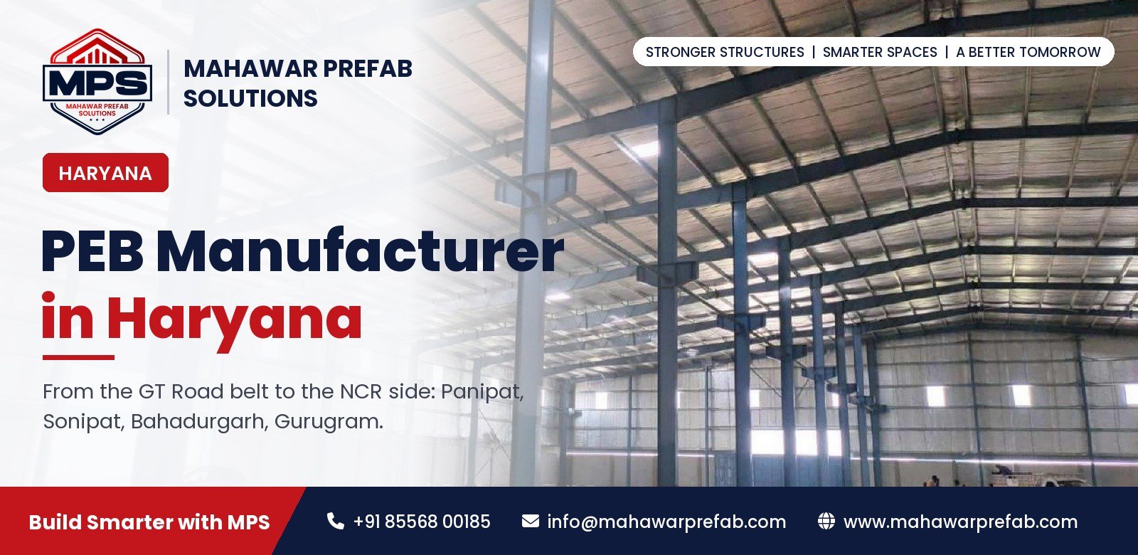 PEB manufacturer in Haryana - Mahawar Prefab Solutions