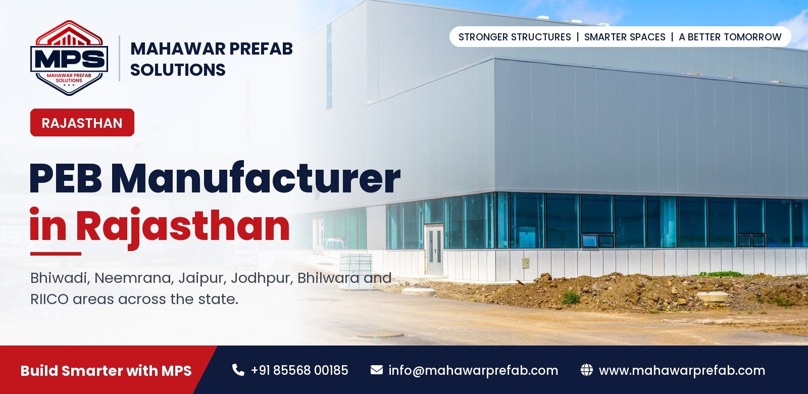 PEB manufacturer in Rajasthan - Mahawar Prefab Solutions