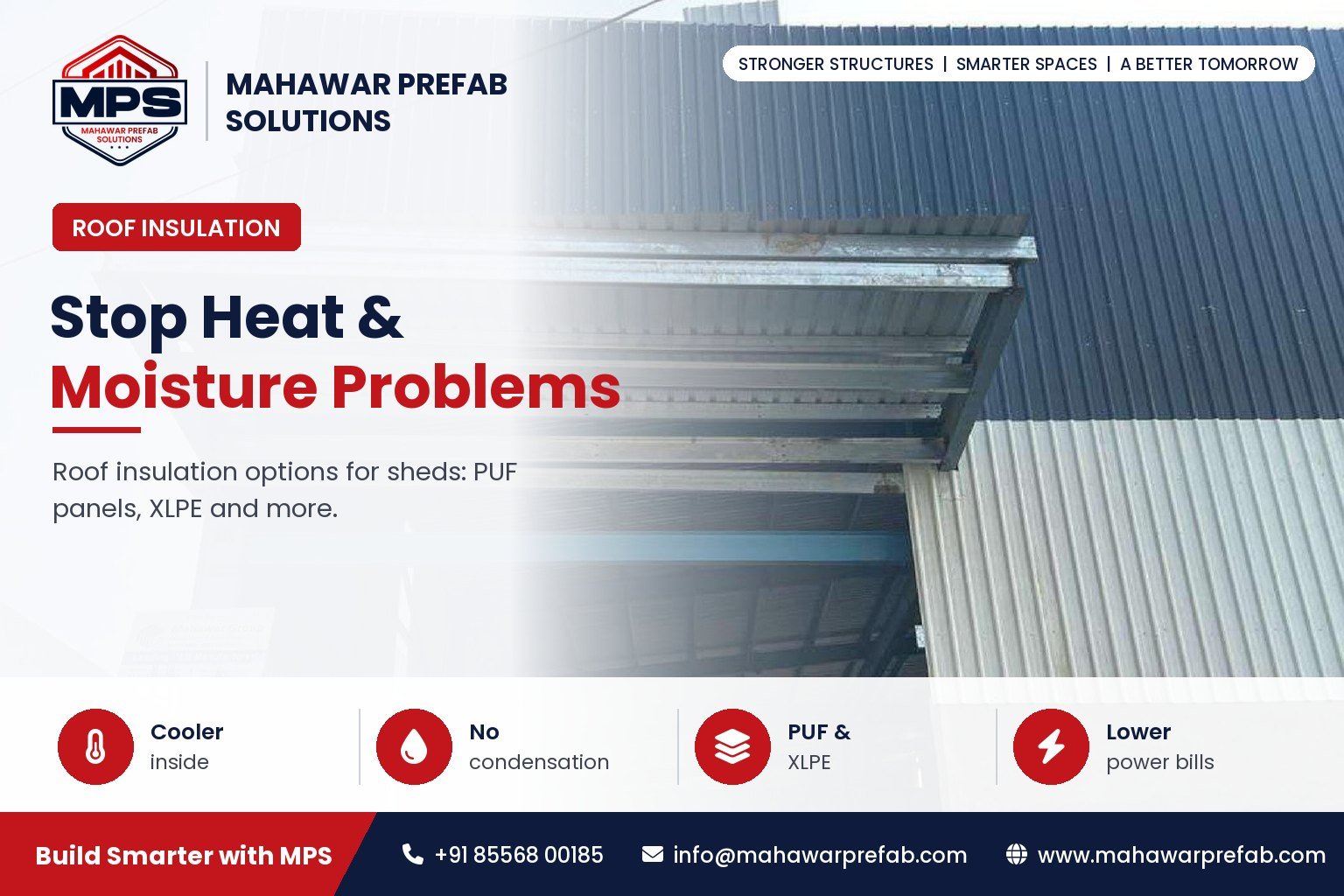 Stop Heat & Moisture Problems in Your Building with Smart Roofing Insulation